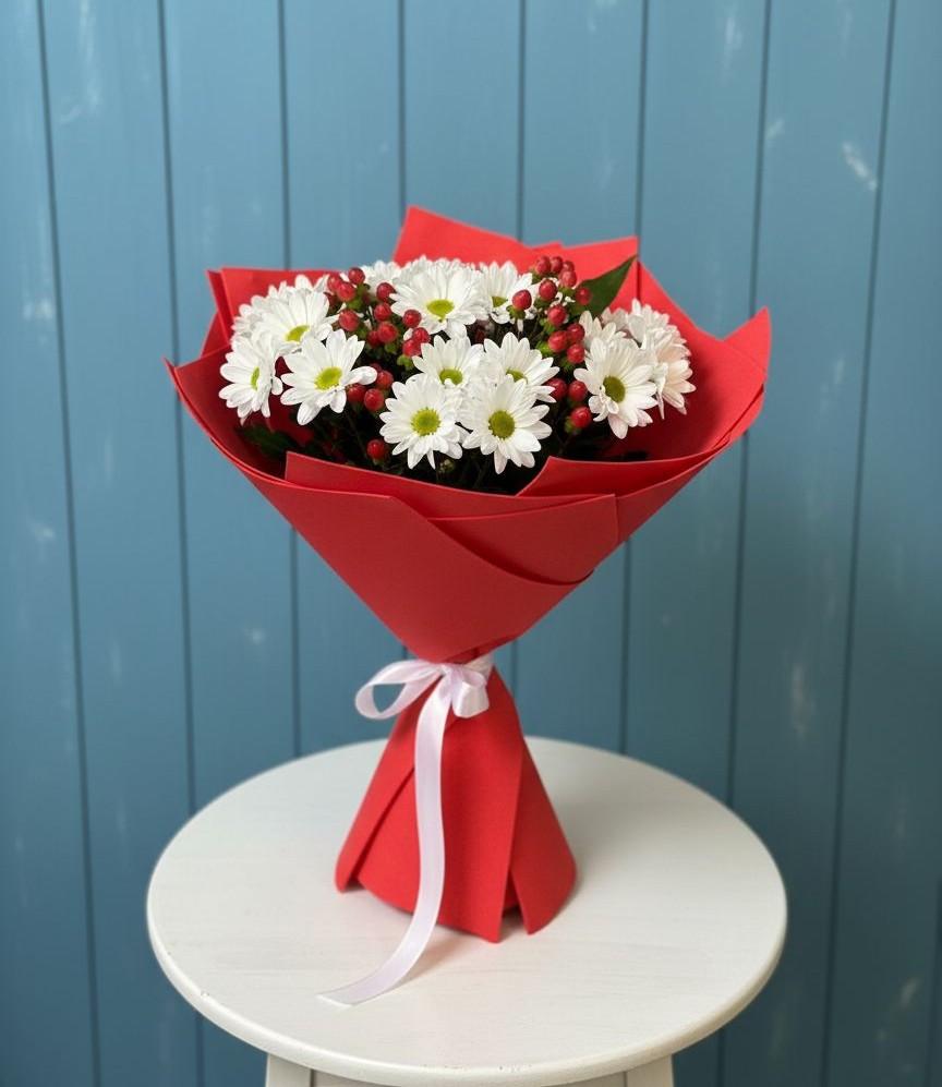 Букет цветов из: Хризантемы в Темникове