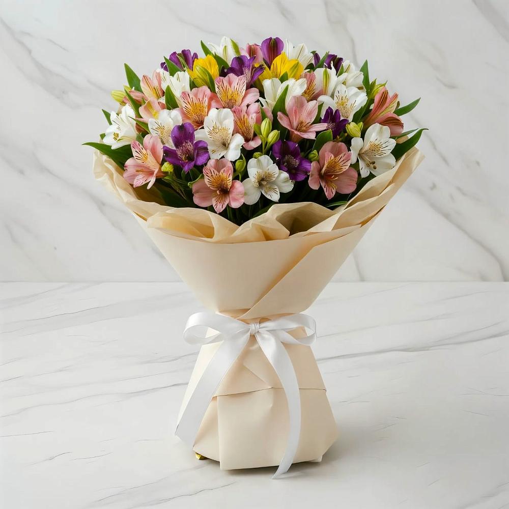 Букет цветов из: Альстромерии в Темникове