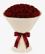 Букет 101 Бордовая роза Блэк Бакарра в Темникове