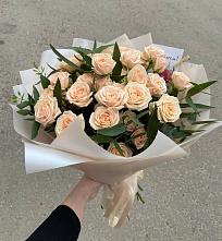 Букет Кремовые розы Латте в Темникове