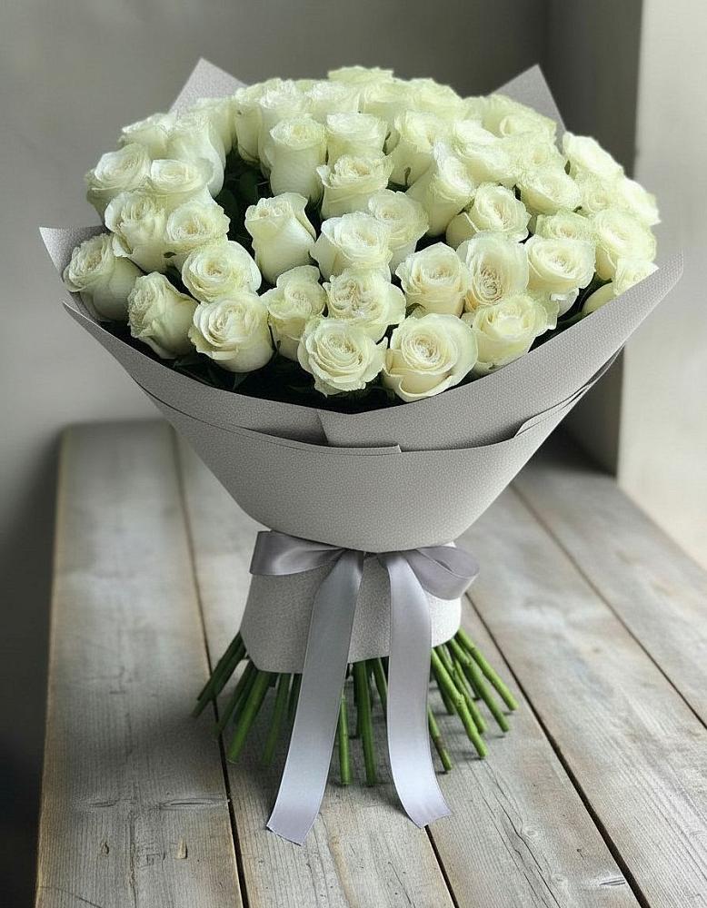 Букет 35 Белых роз в Темникове