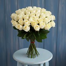 Букет 51 Белая роза Эдлесс Лав #REPLACE_PRED# Темникове