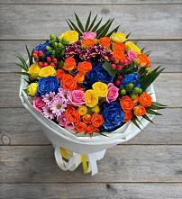 Букет цветов из:  Розы и Хризантемы в Темникове