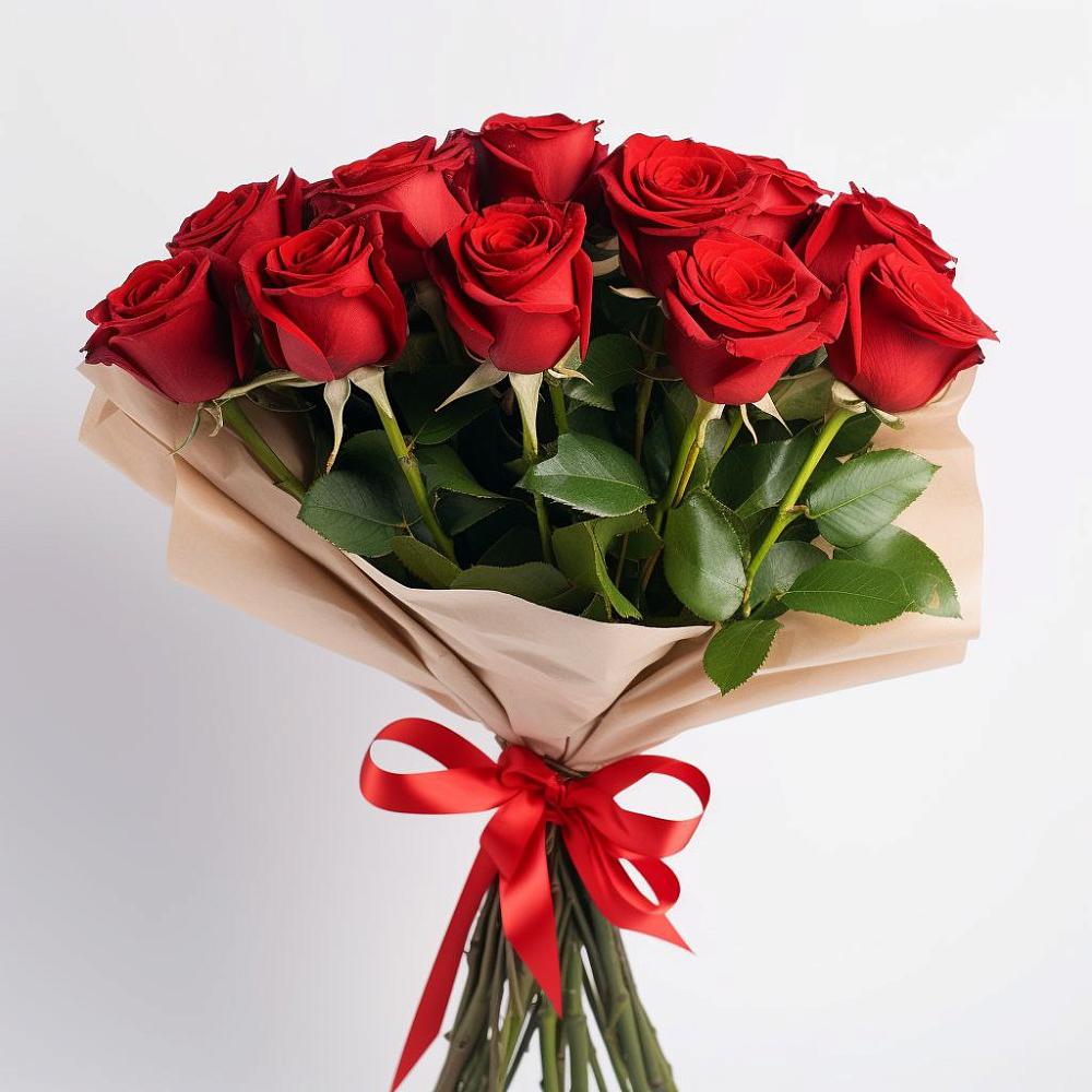 Букет 11 Красных роз Эдлесс Лав в Темникове